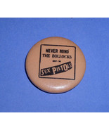 Sex Pistols Pinback Button Vintage Never Mind The bollocks - $282.74 MXN