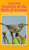Annotated Checklist of the Birds of Arizona [Paperback] Monson, Gale and... - $14.00