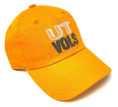 University Of Tennessee Volunteers Ut Logo Adjustable Curved Bill Hat Cap Retro - £10.75 GBP
