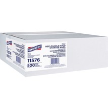 Genuine Joe Reclosable Food Storage Bags 1-Quart 1.75mil 500/BX CL 11576 - £51.84 GBP