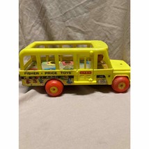 Vintage Fisher Price Little People School Bus 192  - £22.29 GBP