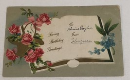 1910 Happy Birthday Postcard Antique Ohio - £3.81 GBP