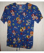 EXCELLENT WOMENS Disney Mickey, Minnie &amp; Donald Duck HALLOWEEN SCRUBS TO... - $31.79 CAD