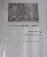Vintage Magnetic Elliptical Cycle Model X567S Instruction Book  - €2,58 EUR