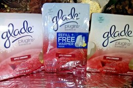 Glade Plugins Scented Oil refills Apple Cinnamon Infused with Essential Oils - £13.81 GBP