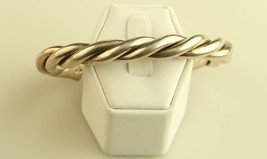 Silpada 925 Sterling Silver Vintage Twisted Cable Cuff Bracelet - £126.61 GBP
