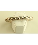Silpada 925 Sterling Silver Vintage Twisted Cable Cuff Bracelet - £124.12 GBP
