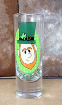 Tall Irish St Pats Day Souvenir Drink Shot Glass Leprechaun - Erin Go Bragh - £6.39 GBP