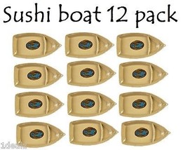 BRAND NEW Wei Melamine Sushi Boat Serving Plate 12 PACK WITH BONUS REBATE  - £52.40 GBP
