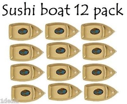 BRAND NEW Wei Melamine Sushi Boat Serving Plate 12 PACK WITH BONUS REBATE  - £53.20 GBP