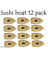 BRAND NEW Wei Melamine Sushi Boat Serving Plate 12 PACK WITH BONUS REBATE  - $66.64