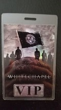 WHITE CHAPEL - ORIGINAL OUR ENDLESS WAR TOUR 2014 LAMINATE BACKSTAGE PASS - £78.31 GBP