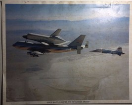 NASA 8&quot; x 10&quot; printed photo of Space Shuttle Orbiter &amp; 747 Carrier Aircraft - £7.76 GBP