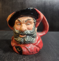 ROYAL DOULTON JOHN FALSTAFF  TOBY JUG 3.5&quot; VINTAGE 1949 GREEN LABEL  ENG... - $11.68
