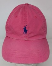 Ralph Lauren Polo Golf Hat Baseball Cap Faded Red Pony Strapback Vintage... - $14.54