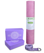 Complete Yoga Mat Gift Set - Unique All-Over Mandala Print - Eco-Friendl... - $1,110.19 MXN