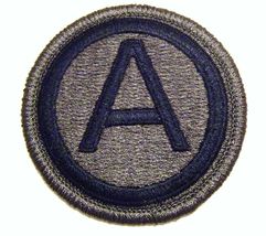 3rd ARMY PATCH SUBDUED - DEALER LOT OF 4 PATCHES - $1.58