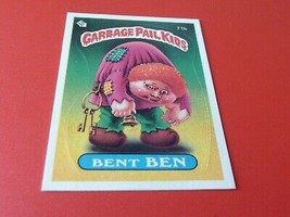 Vintage 1985 Topps Bent Ben Garbage Pail Kids # 71b Sticker SERIE3 Mint+ - £118.50 GBP