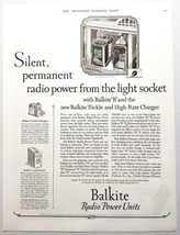 1927 Print Ad Balkite Radio Power Units &amp; High Rate Charger Fansteel Chicago,IL - £9.16 GBP