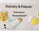 Hummelwerk Baby Nursery Teddy Bear Balloons 1984 BIALOSKY &amp; FRIENDS Japan - £6.99 GBP