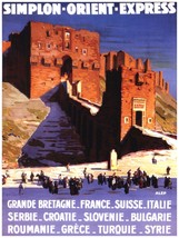 4031.Simplon Line Orient Express 18x24 Poster.Train Railroad.Transportation Deco - £22.02 GBP