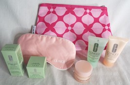 Clinique 7 Piece Skincare Set Soap Mask Smart Clinical Surge Cosmetic Bag Adler - £18.30 GBP