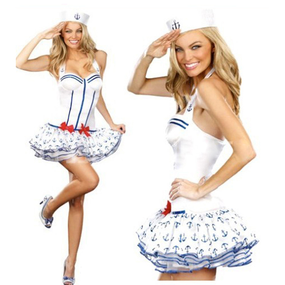 Sexy Sailor Halloween Costume  - £24.05 GBP