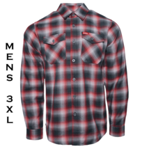 DIXXON FLANNEL - EQUALIZER Flannel Shirt - Men&#39;s 3XL - £58.37 GBP