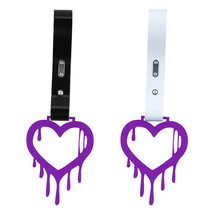 Drippy Heart Purple JDM TSURIKAWA Ring Subway Train Bus Handle Strap Cha... - £12.24 GBP