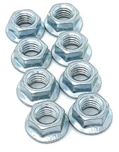 8 Outer Wheel Rim Flange Hex Nuts fits Military Humvee 12339403 5310-01-... - £26.26 GBP