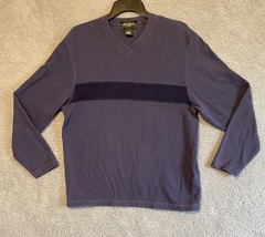 Eddie Bauer Sweatshirt Adult Medium Blue Long Sleeve Crew Neck Active Men&#39;s - £10.90 GBP