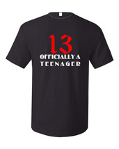 Officially a Teenager tshirt, Custom Officially A Teenager Clothing - £17.67 GBP
