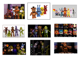 9 Five Nights at Freddy&#39;s Stickers,Birthday Party Favors,FNAF,freddys,de... - £9.43 GBP
