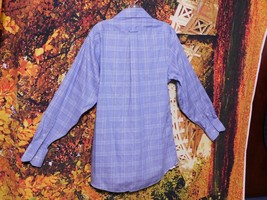MEN&#39;S LONG SLEEVE CHECKED SHIRT BY ARROW&#39;S PREMIUM COLLECTION / SIZE 14 ... - £13.98 GBP