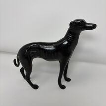 Vintage Bronze Greyhound Whippet Dog Sculpture Statue Art Deco Style 6” ... - $93.80