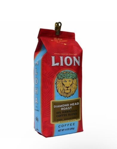 Lion Coffee Diamond Head Roast Ground Coffee 10 Oz (Pack Of 2 Bags) - $54.45