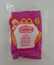 McDonalds 1999 Mystic Knights Of Tirna Nog No 6 Mider Figurine w Dragon Wings - £3.91 GBP
