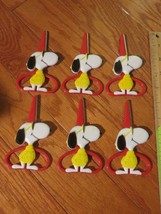 6 Sets Rare Vintage P EAN Uts Snoopy Joe Cool Safety Scissors Butterfly 1970s - £14.66 GBP