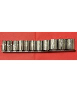 ARMSTRONG Metric 1/2” Drive 12PT Socket Set 12-19, 21, 22, 24mm USA GMTK - $129.86 CAD
