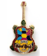 Hard Rock Cafe 2005 Hard Rock Cafe Guitar Pin Mosaic Turtle Design Offic... - $301.74 MXN