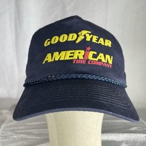 Vintage GoodYear American Tire Trucker Hat Cap Rope SnapBack - $28.01