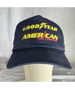 Vintage GoodYear American Tire Trucker Hat Cap Rope SnapBack - $28.01