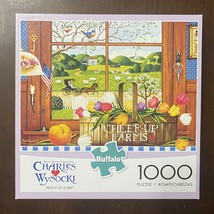 Charles Wysocki PEACH OF A DAY 1000 Piece Jigsaw Puzzle Buffalo Games Complete - £13.17 GBP