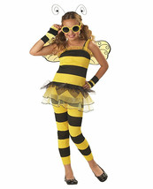 Little Honey Bumble Bee Girls Halloween Costume Child Size Medium 8-10 - £22.84 GBP