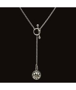 Silpada Sterling Silver Simple Delight Ball Lariat Toggle Necklace 17 in... - $50.14 CAD