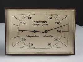 Vintage Presto Comfort Guide Bakelite Thermometer Humidity Temperature W... - £11.96 GBP