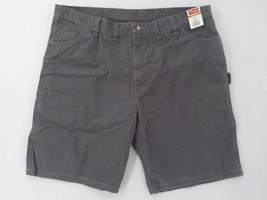 Wrangler Men&#39;s Carpenter Shorts SZ 44 Stone Gray Relaxed Fit Natural Wai... - $16.99