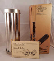 PAMPERED CHEF SCALLOPED BREAD TUBE - WITH BOX &amp; Instructions - $8.90
