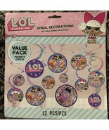 LOL Surprise! Spiral Swirl Decorations Birthday Party Decorations 12 Piece - $272.32 MXN