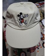 Disney Adult Khaki Retro Vintage Mickey Mouse Hat Cap Baseball Adjustabl... - £19.72 GBP